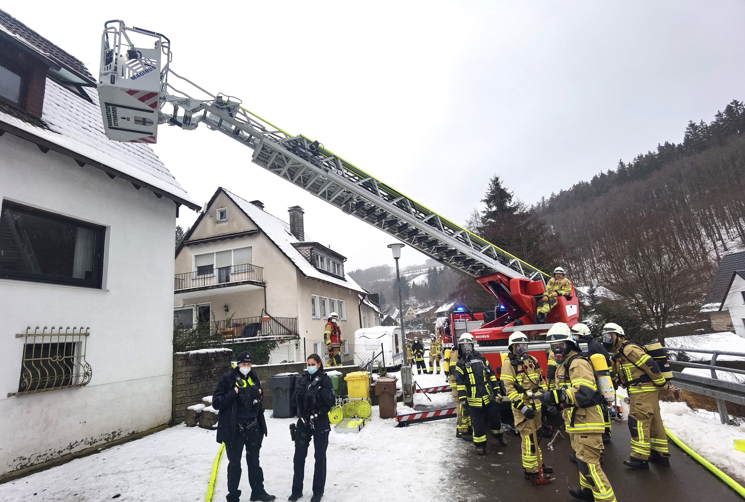 Feuerwehreinsatz in Attendorn-Neuenhof